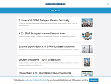 Tablet Screenshot of maratonfutas.hu